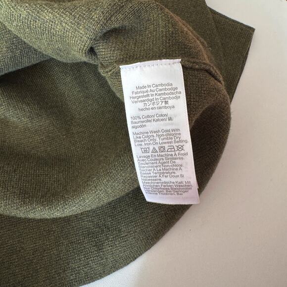 NWT J. Crew Polo Cardigan Sweater in Heather Loden Olive Green Size XXS - Picture 4 of 4